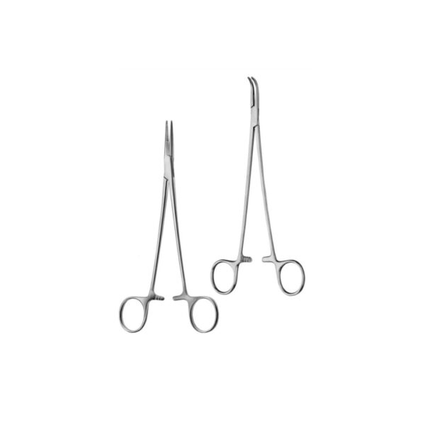 Adson artery forceps: straight 18.5cm, curved 18.5cm, 1 x 2 teeth straight 18.5cm, 1 x 2 teeth curved 18.5cm