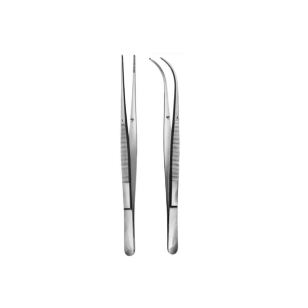 Forceps (16) Brophy dressing forceps: straight 20cm, curved 20cm