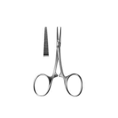 Carrel haemostatic forceps straight: 8.5cm