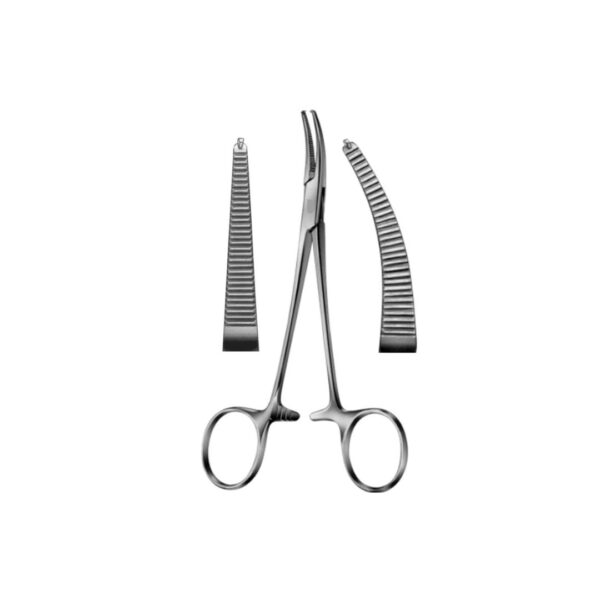 Baby crile artery forceps(with teeth): straight 14cm, curved 14cm
