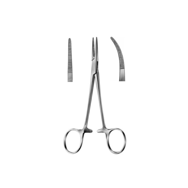 Baby crile artery forceps: straight 14cm, curved 14cm