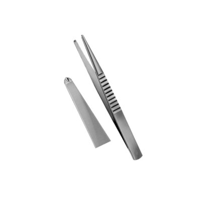 Treve tissue forceps 1 x 2 teeth: 12.5cm, 14cm, 15cm, 18cm