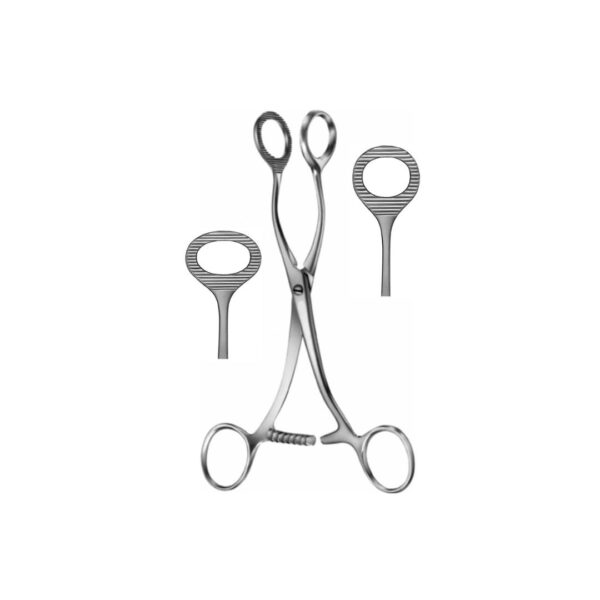 Surgical Forceps (2) Collin organ and tissue grasping forceps: oval jaw 16cm, triangular jaw 16cm, across jaw 16cm, oblong jaw 16cm