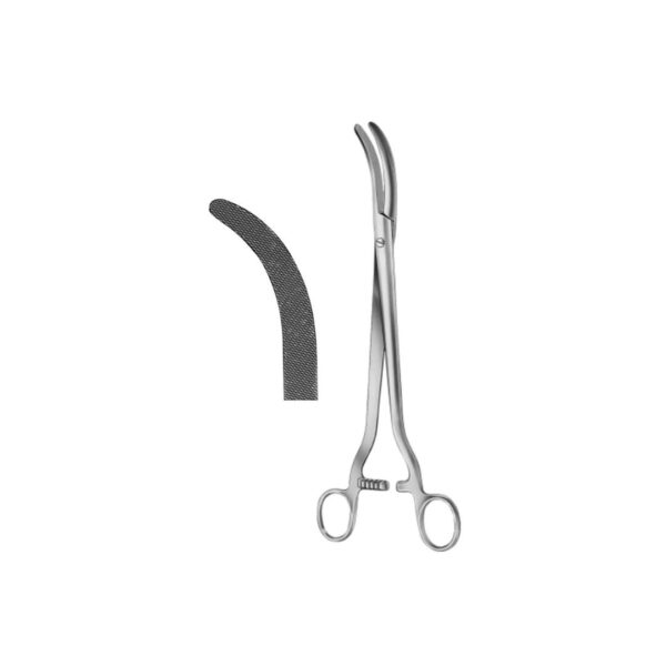 Wertheim hysterectomy clamp angular: 23cm
