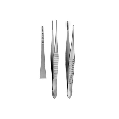 Gillis tissue forceps: straight 15cm, 1 x 2 teeth 15cm
