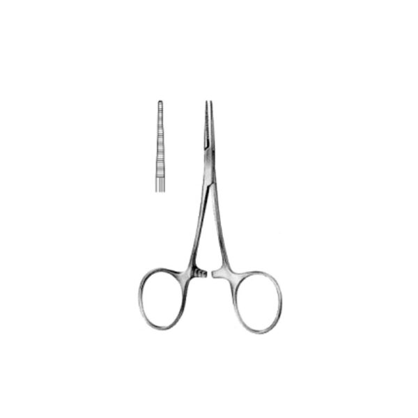 Surgical Forceps (34) Hartmann artery forceps: straight 9cm, straight 10cm, curved 10cm