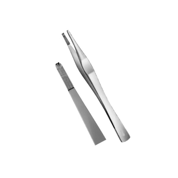 Lanes tissue forceps 2 x 3 teeth: 15cm, 18cm