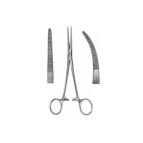Rankin artery forceps: straight 16cm, curved 16cm