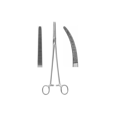 Roberts artery forceps: straight 22cm, curved 22cm