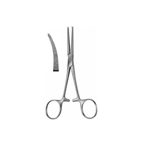 Rochester ochsner artery forceps 1 x 2 teeth curved: 12.5cm, 14cm, 16cm, 18cm, 20cm, 22cm, 24cm, 26cm, 30cm
