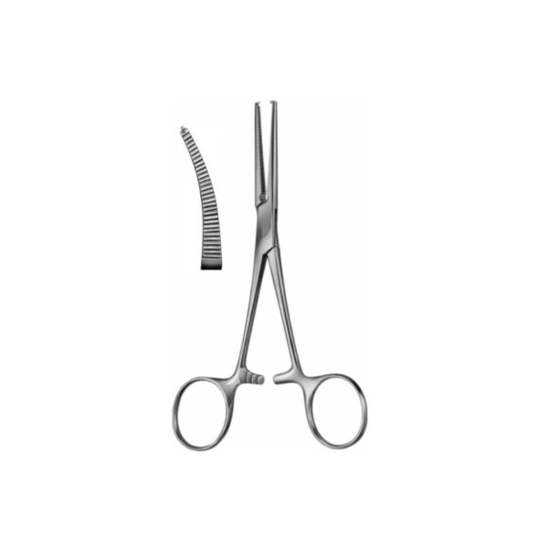 Rochester ochsner artery forceps 1 x 2 teeth curved: 12.5cm, 14cm, 16cm, 18cm, 20cm, 22cm, 24cm, 26cm, 30cm