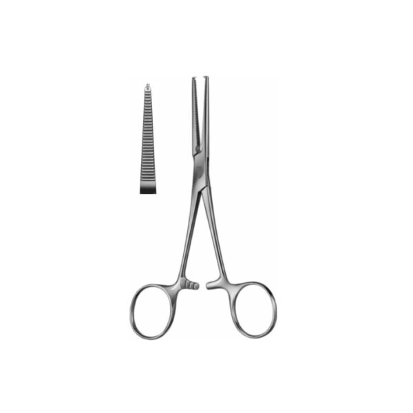 Rochester ochsner artery forceps 1 x 2 teeth straight: 12.5cm, 14cm, 16cm, 18cm, 20cm, 22cm, 24cm, 26cm, 30cm