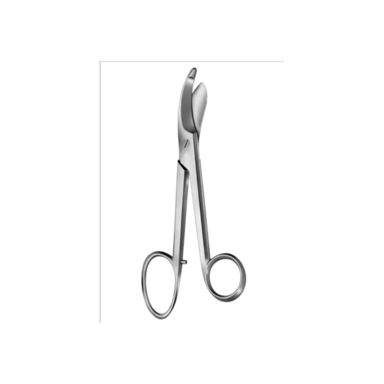 Bruns plaster scissors (also to be used as bandage scissors): smooth 24cm, serrated 24cm