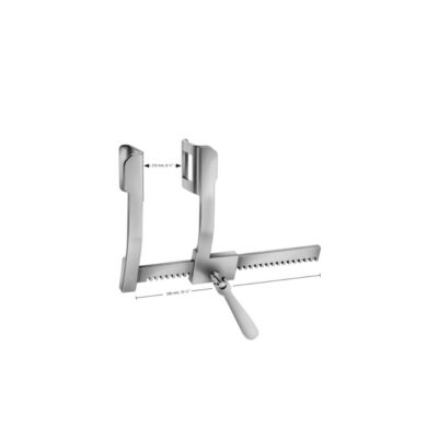 Finochietto rib spreader: 40x40mm 165mm, 40x45mm 200mm, 70x65mm 250mm