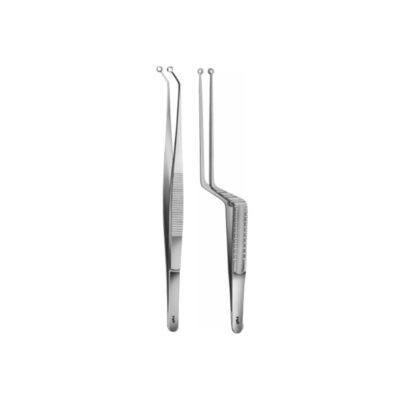Hunt tumor forceps: angled 20cm, bayonet shape 20cm