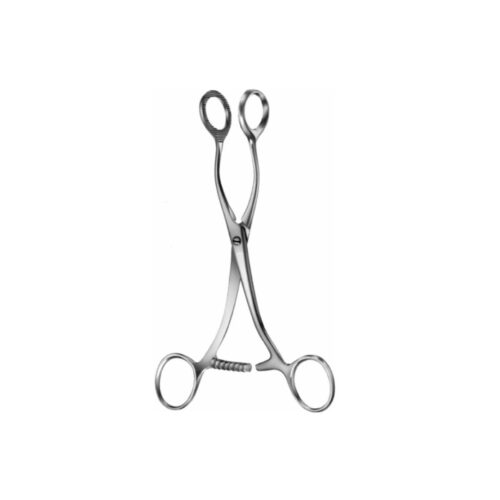 Collin tongue holding forceps: 16cm, 17cm, 19cm