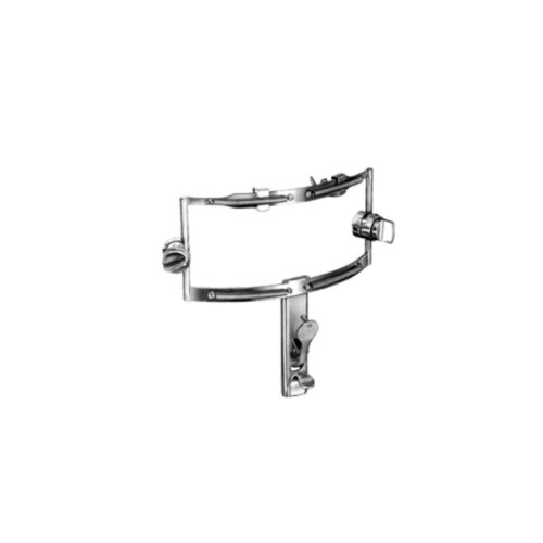 Dingman mouth gag frame with cheek retractor