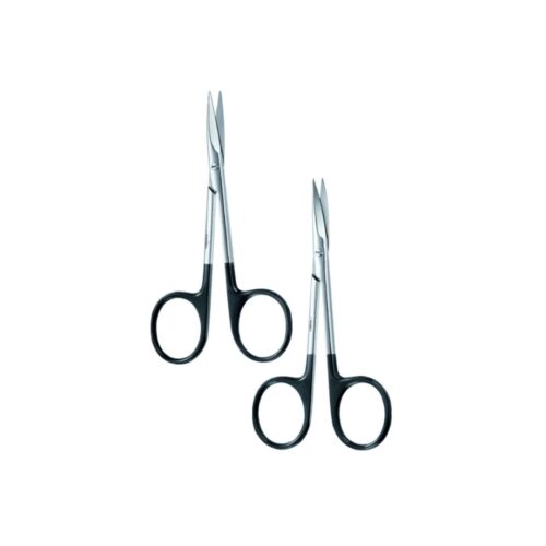 Iris supercut scissors 11cm: straight S/S, curved S/S