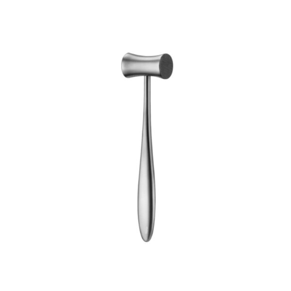 Bone mallet with 1 smooth, 1 rough surface 18.5cm