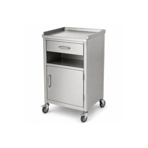 Metallic Bedside Cabinet