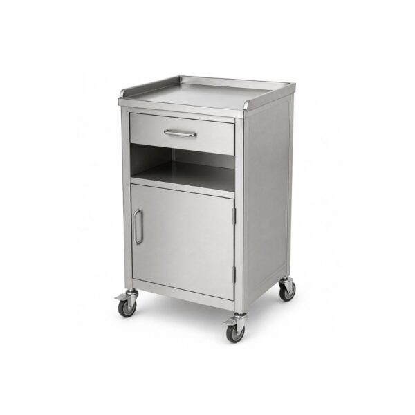 Metallic Bedside Cabinet