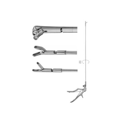 Rectal biopsy attachment: 42cm, spoon shaped 42cm, rotatable