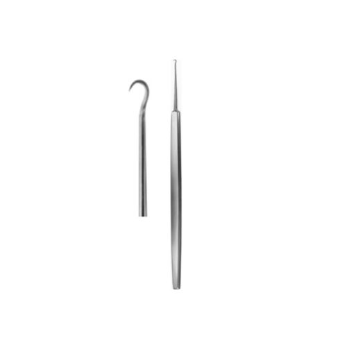 Graefe iris hook: sharp 16cm, blunt 16cm
