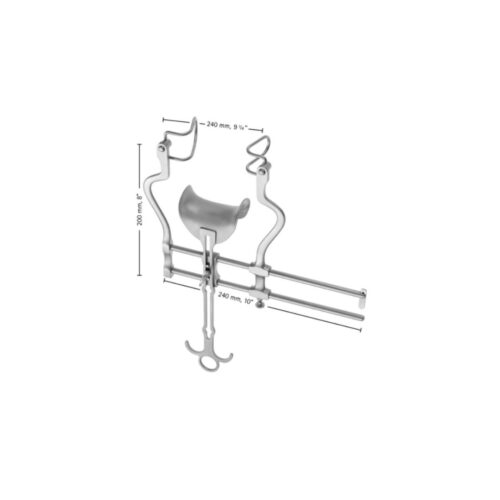 Balfour abdominal retractor: 90mm(baby), 180mm, 200mm