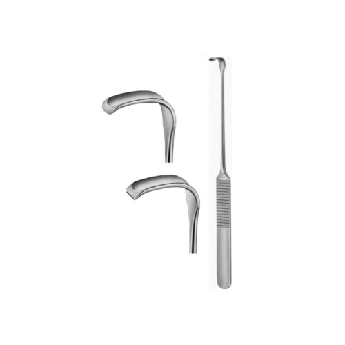 Strandell-Stille tendon hook: serrated 19cm, blunt 19cm
