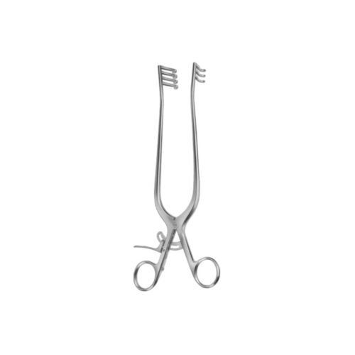 Weitlaner retractor blunt 3 x 4prongs: 10.5cm, 13cm, 16.5cm, 20cm