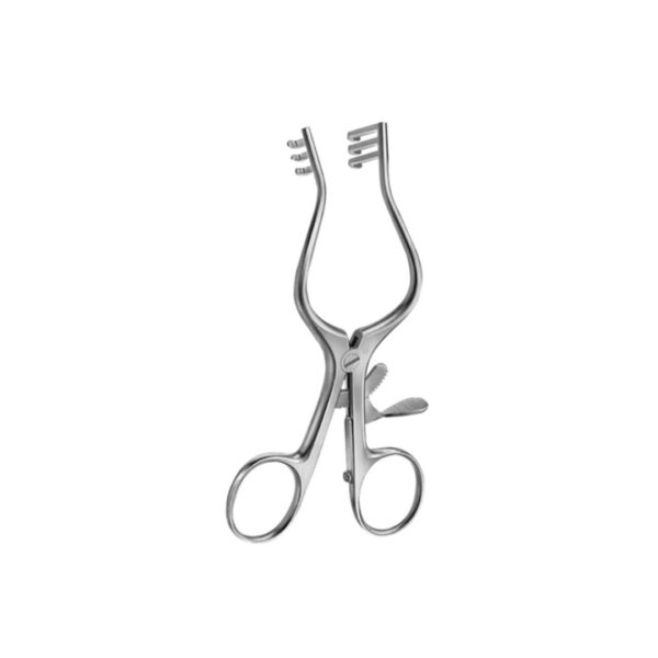 Wullstein retractor: sharp 13cm, blunt 13cm