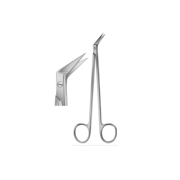 Debakey vascular scissors (16cm 25º, 23cm 25º, 28cm 25º, 16cm 45º, 23cm 45º, 28cm 45º)