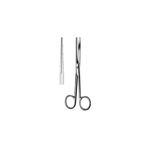 Grazil operating scissors B/B curved (13cm, 14.5cm)