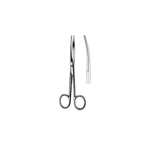 Grazil operating scissors S/S curved (13cm, 14.5cm)