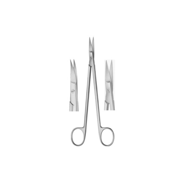 Kellys fistula scissors (straight 15cm, straight 18cm, curved 15cm, curved 18cm)