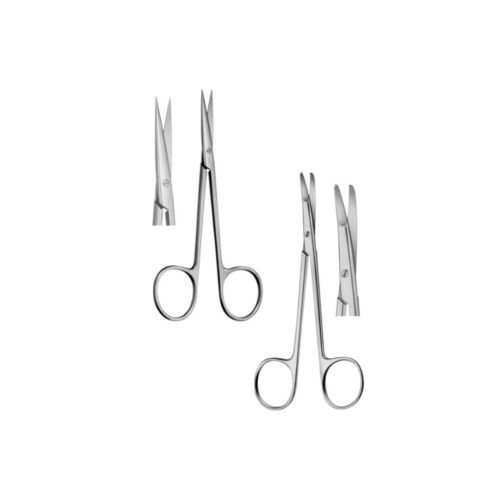 Kilner dissecting scissors (straight 12cm, curved 12cm)