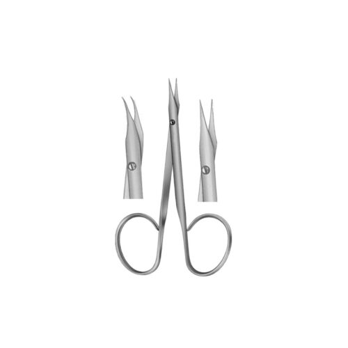 Stevens vessel and tendon scissors (straight 10cm, curved 10cm)