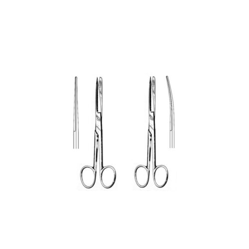 Deaver operating scissors S/B (straight 14cm, curved 14cm)