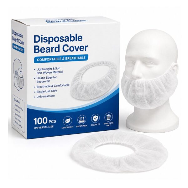 Protective Wear (3) Disposable Beard Cover