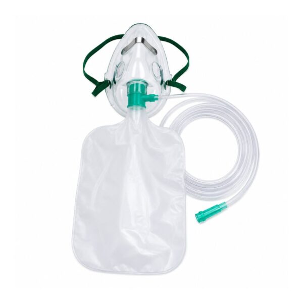 Oxygen Mask with Rebreather Bag